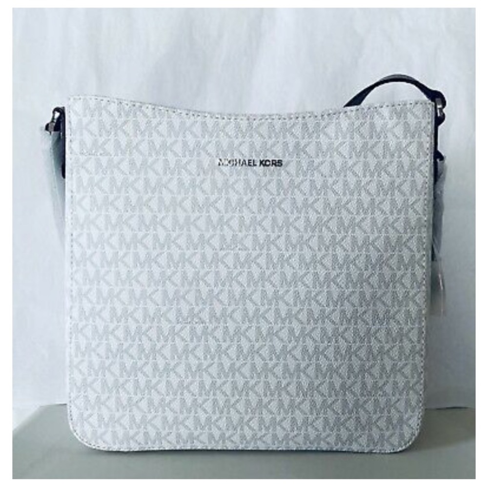 New!! Michael Kors crossbody bright white